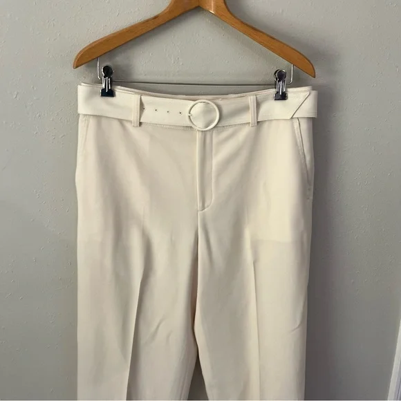 Club Monaco Enamel Ring Pant White/Cream Size 10 - Picture 6 of 16